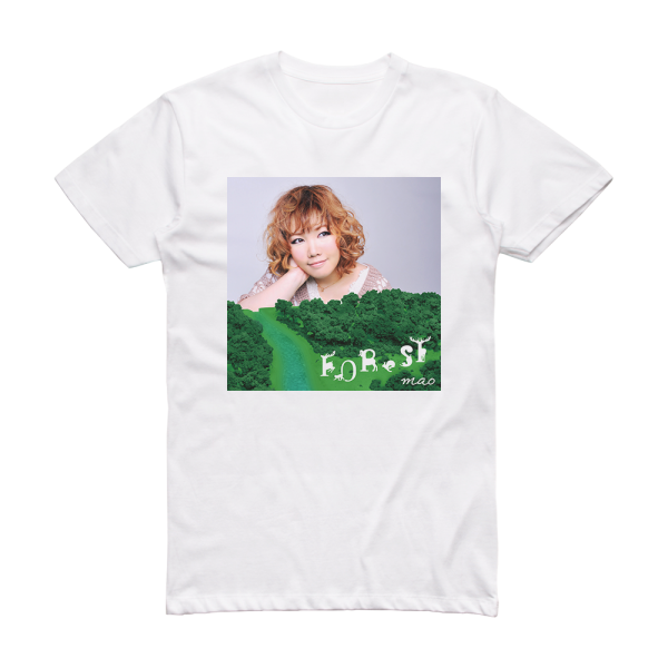 mao Forest Album Cover T-Shirt White