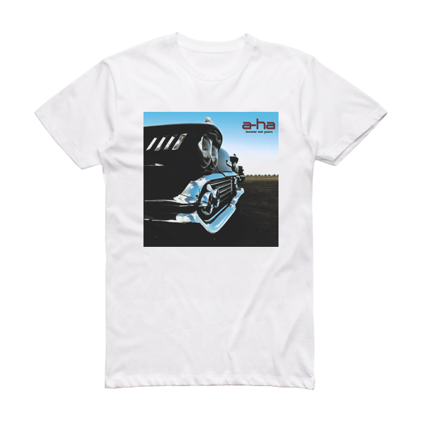 a‐ha Forever Not Yours Album Cover T-Shirt White