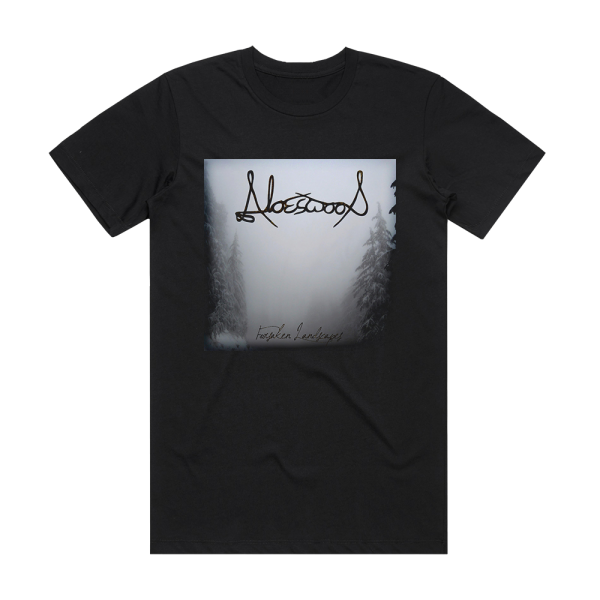 Aloeswood Forsaken Landscapes Album Cover T-Shirt Black
