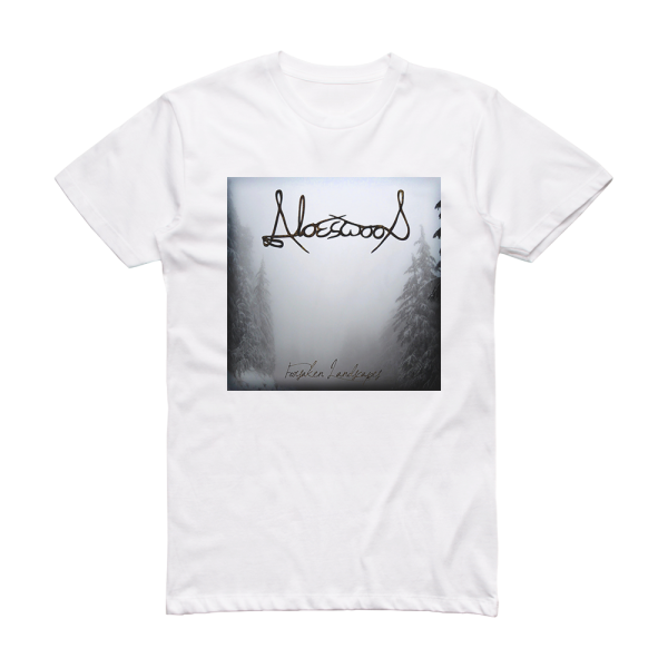 Aloeswood Forsaken Landscapes Album Cover T-Shirt White