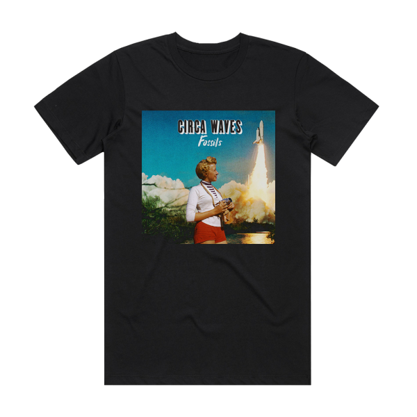 Circa Waves Fossils Album Cover T-Shirt Black