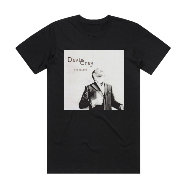 David Gray Foundling Album Cover T-Shirt Black