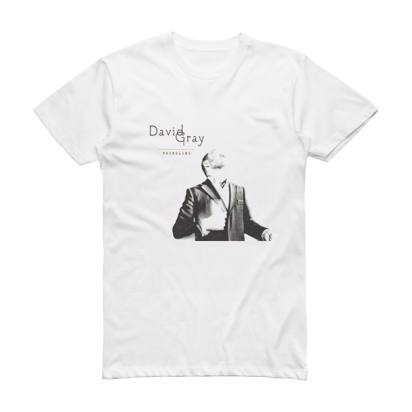 David Gray Foundling Album Cover T-Shirt White