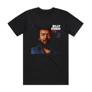 Billy Swan Four Album Cover T-Shirt Black