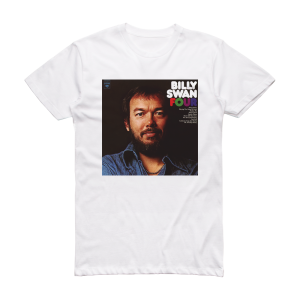 Billy Swan Four Album Cover T-Shirt White