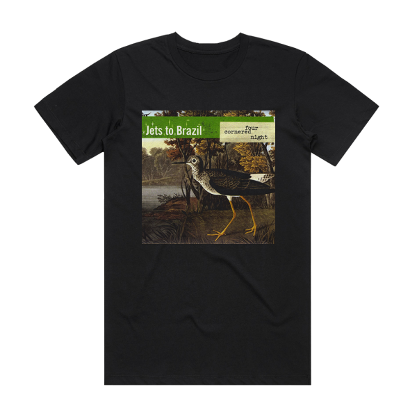 Jets to Brazil Four Cornered Night Album Cover T-Shirt Black