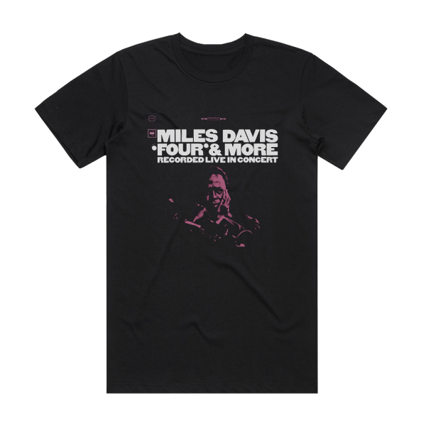 Miles Davis Four More 1 Album Cover T-Shirt Black