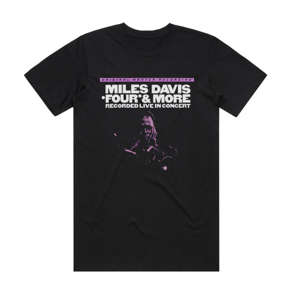 Miles Davis Four More 2 Album Cover T-Shirt Black