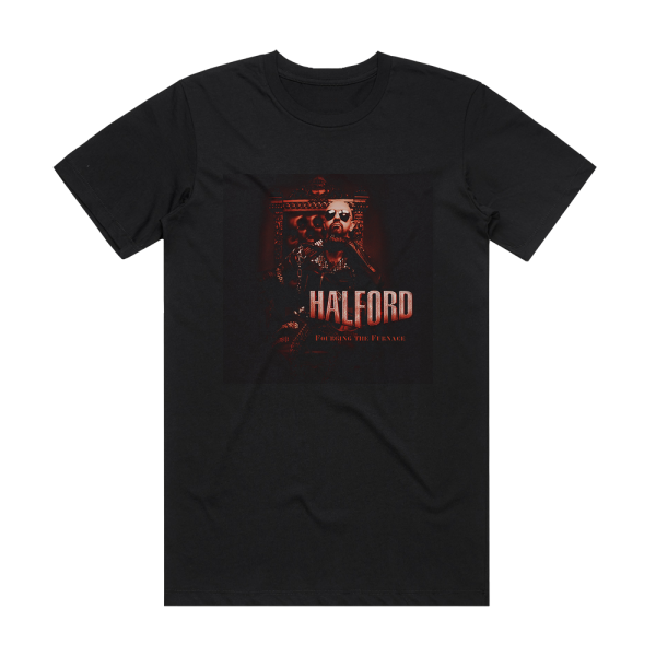 Halford Fourging The Furnace Album Cover T-Shirt Black