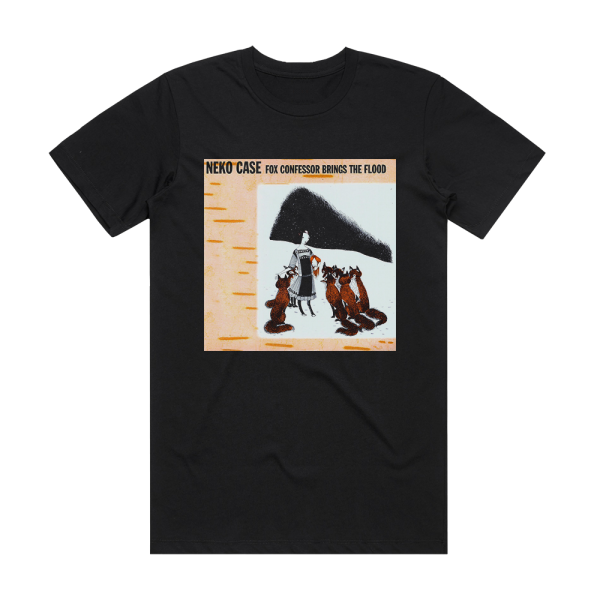 Neko Case Fox Confessor Brings The Flood 1 Album Cover T-Shirt Black