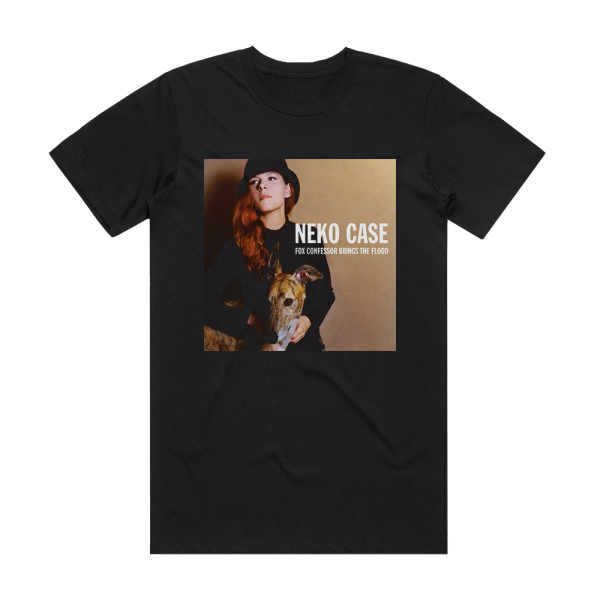 Neko Case Fox Confessor Brings The Flood 2 Album Cover T-Shirt Black