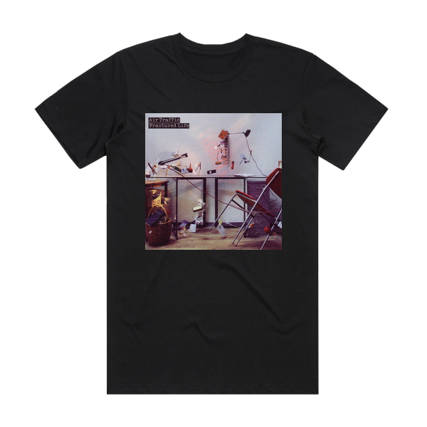 Air Traffic Fractured Life Album Cover T-Shirt Black