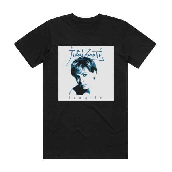 Julie Zenatti Fragile Album Cover T-Shirt Black