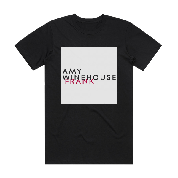 Amy Winehouse Frank 2 Album Cover T-Shirt Black