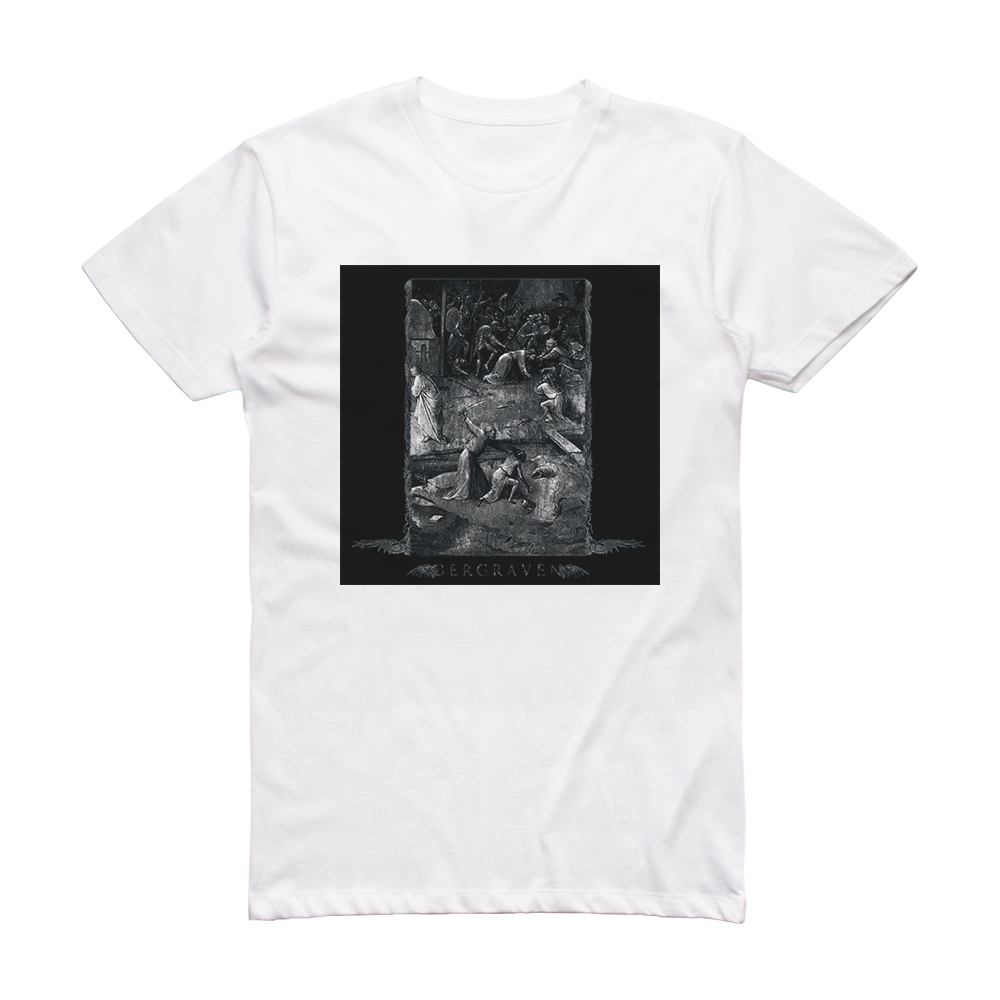 Bergraven Frdrv Album Cover T-Shirt White