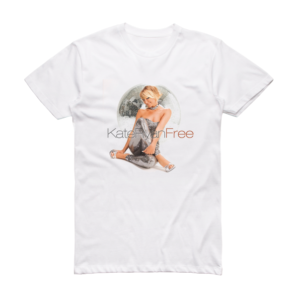 Kate Ryan Free Album Cover T-Shirt White