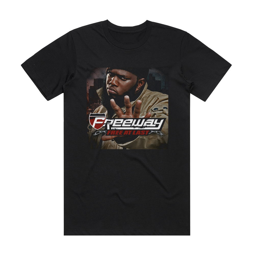 Freeway Free At Last Album Cover T-Shirt Black – ALBUM COVER T-SHIRTS