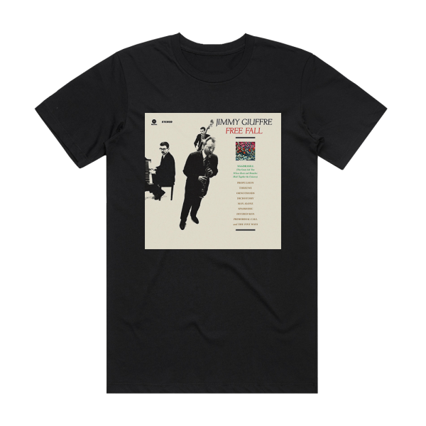 Jimmy Giuffre Free Fall Album Cover T-Shirt Black