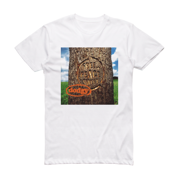 Dodgy Free Peace Sweet Album Cover T-Shirt White