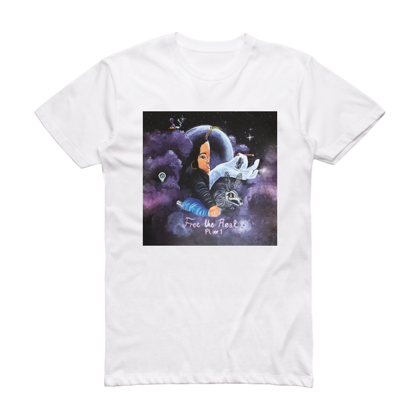 Bibi Bourelly Free The Real Pt 1 Album Cover T-Shirt White