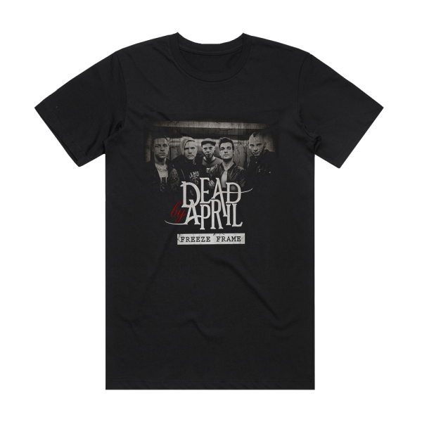 Dead by April Freeze Frame Album Cover T-Shirt Black