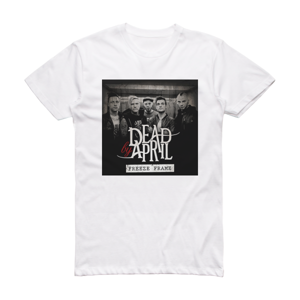 Dead by April Freeze Frame Album Cover T-Shirt White