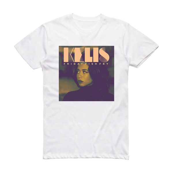 Kelis Friday Fish Fry Album Cover T-Shirt White