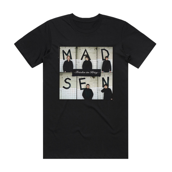 Madsen Frieden Im Krieg Album Cover T-Shirt Black