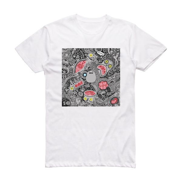 Menomena Friend And Foe Album Cover T-Shirt White