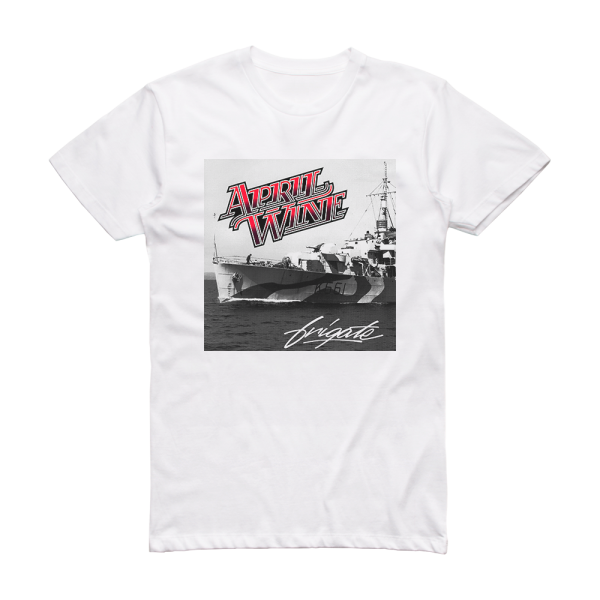 April Wine Frigate Album Cover T-Shirt White