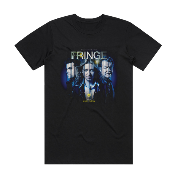 Chris Tilton Fringe Season 4 1 Album Cover T-Shirt Black