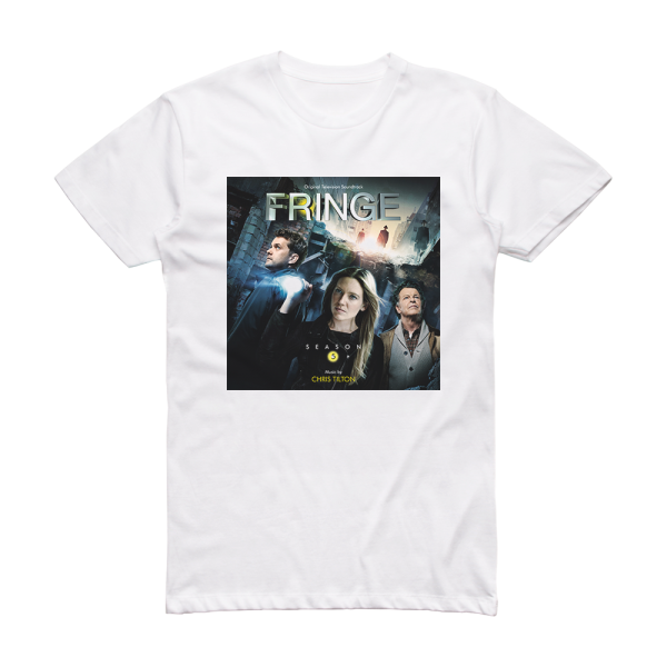 Chris Tilton Fringe Season 5 Album Cover T-Shirt White