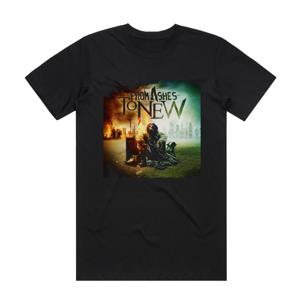 From Ashes To New From Ashes To New Album Cover T-Shirt Black