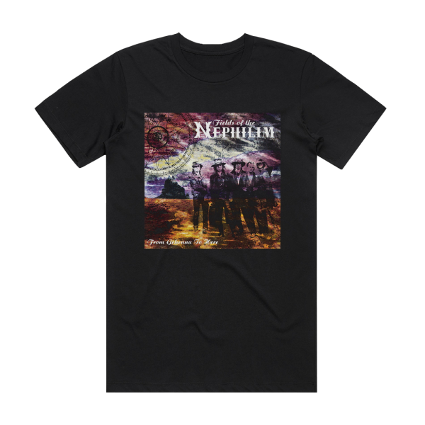 Fields of the Nephilim From Gehenna To Here Album Cover T-Shirt Black