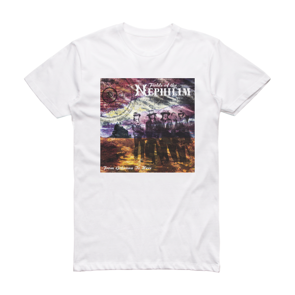 Fields of the Nephilim From Gehenna To Here Album Cover T-Shirt White