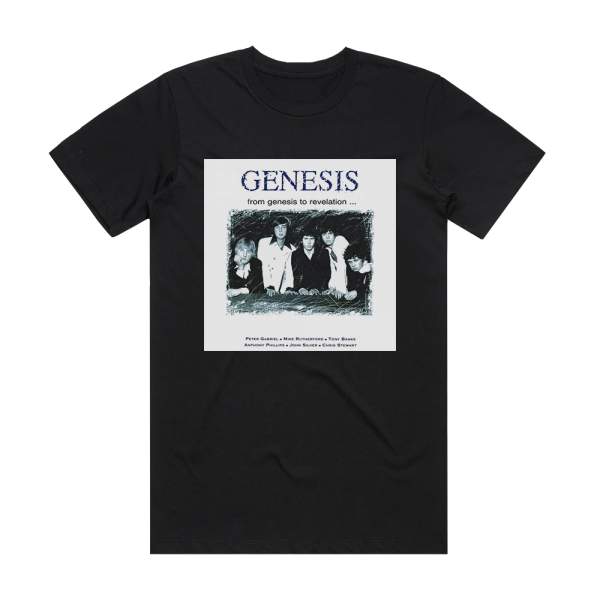 Genesis From Genesis To Revelation 1 Album Cover T-Shirt Black