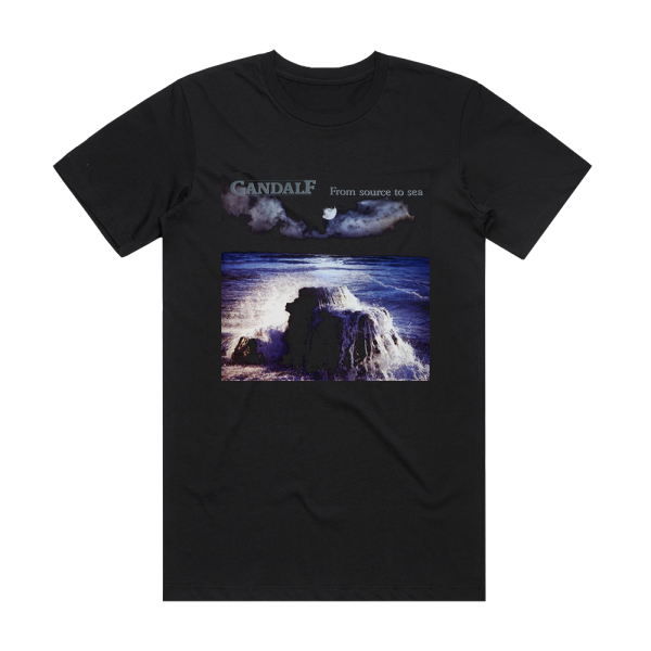 Gandalf From Source To Sea Album Cover T-Shirt Black