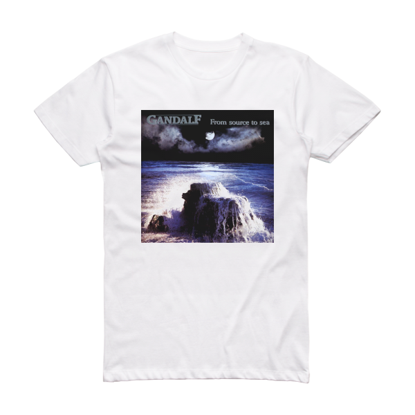 Gandalf From Source To Sea Album Cover T-Shirt White