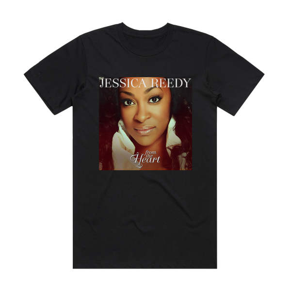 Jessica Reedy From The Heart Album Cover T-Shirt Black