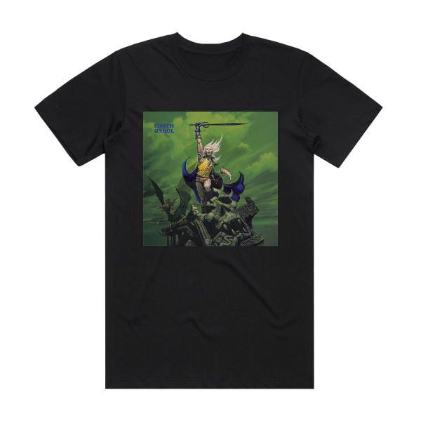 Cirith Ungol Frost And Fire Album Cover T-Shirt Black