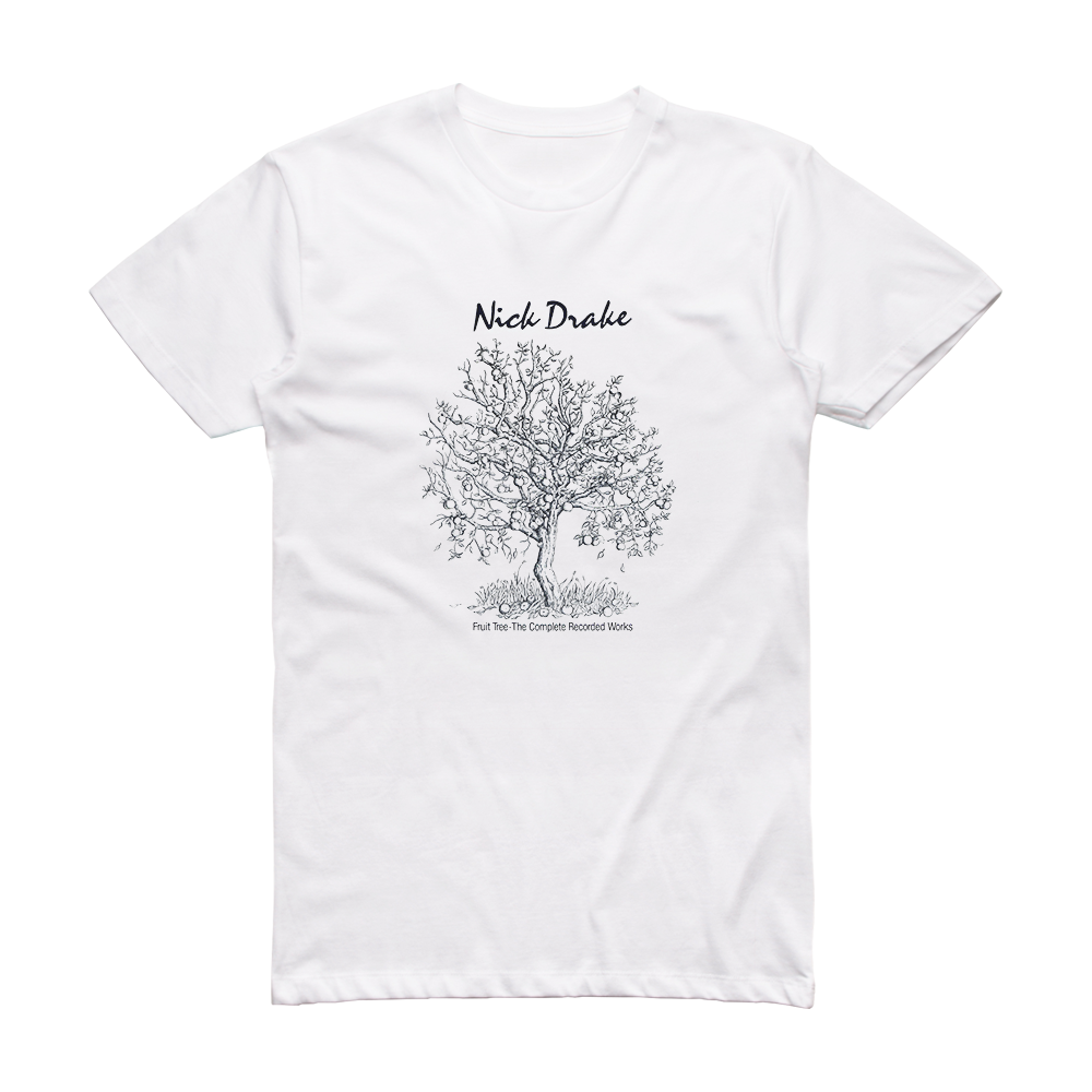 Nick Drake Fruit Tree Album Cover T-Shirt White – ALBUM COVER T-SHIRTS