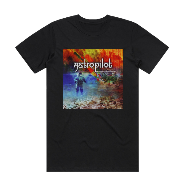 AstroPilot Fruits Of The Imagination Album Cover T-Shirt Black