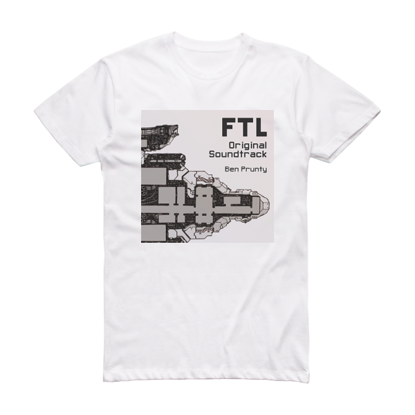 Ben Prunty Ftl Original Soundtrack Album Cover T-Shirt White