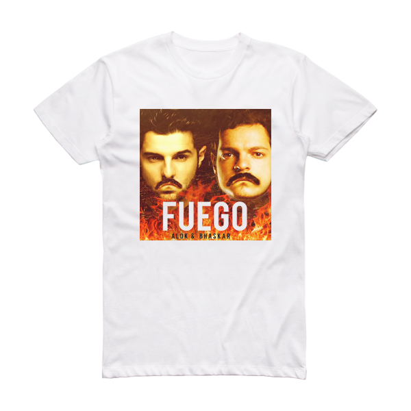 Alok Fuego Album Cover T-Shirt White