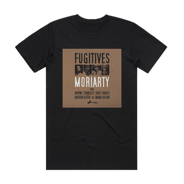 Moriarty Fugitives 2 Album Cover T-Shirt Black