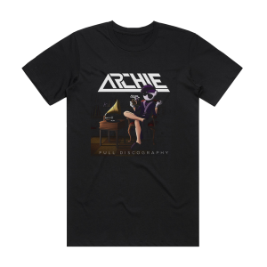 Archie Full Discography Album Cover T-Shirt Black