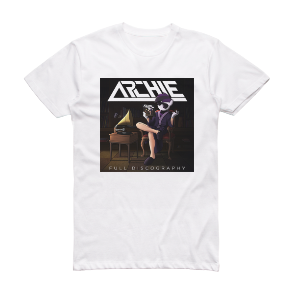 Archie Full Discography Album Cover T-Shirt White