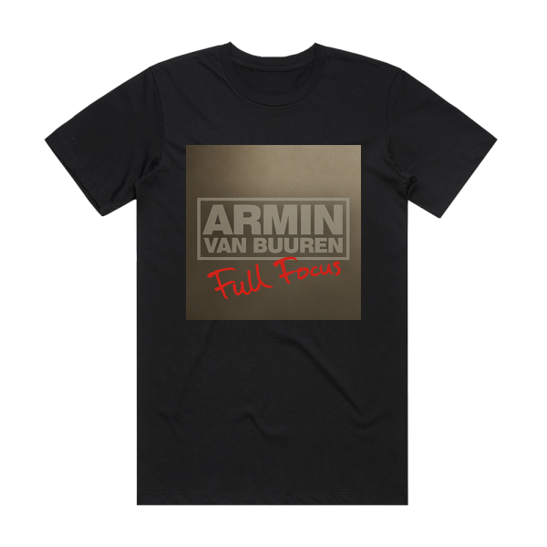 Armin van Buuren Full Focus Album Cover T-Shirt Black