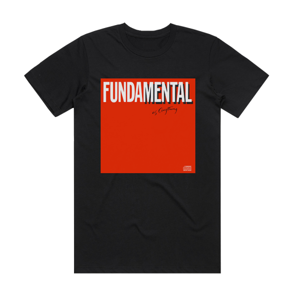 Mental as Anything Fundamental As Anything Album Cover T-Shirt Black