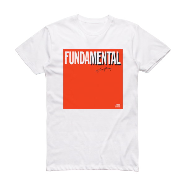 Mental as Anything Fundamental As Anything Album Cover T-Shirt White